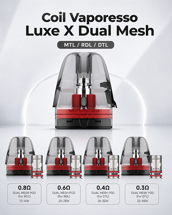 Coil Vaporesso Luxe X Dual Mesh