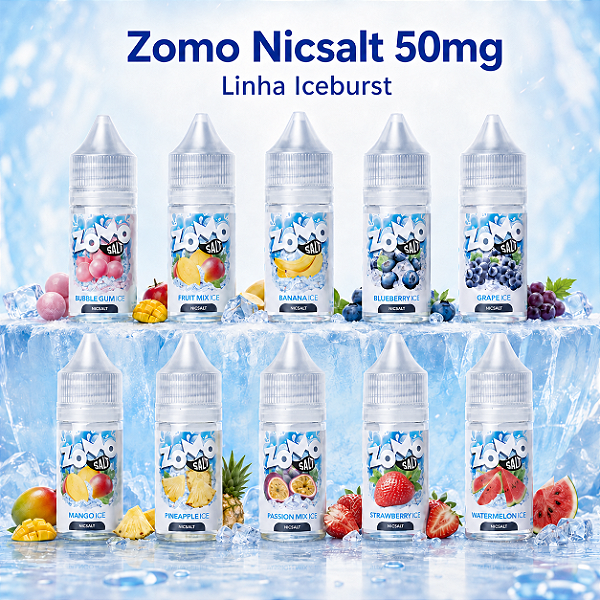 Nicsalt Zomo 30ml 50mg - Linha Iceburst
