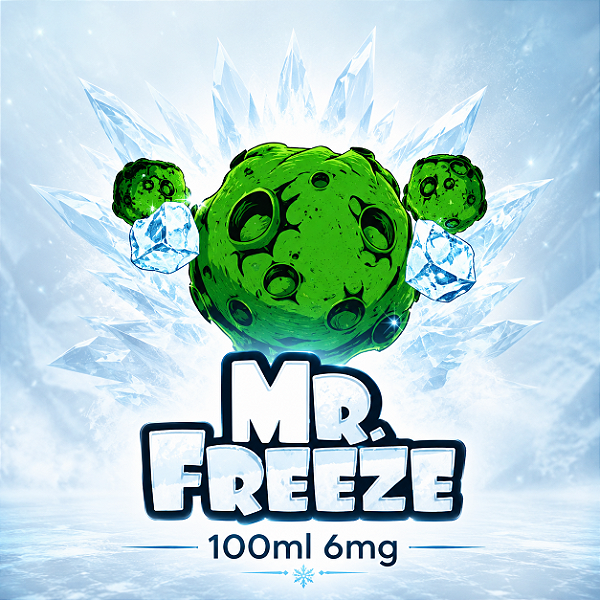 Mr. Freeze 6mg 100 ml - Linha Moon Rocks