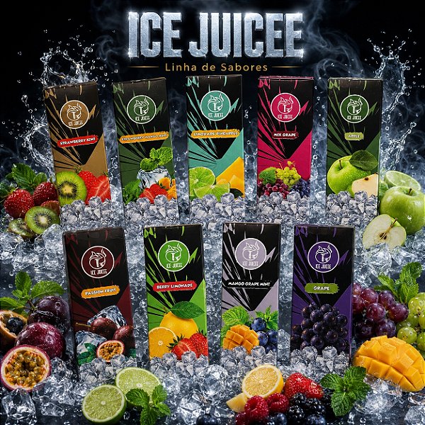 Ice Juicee Freebase 60ml 3mg - Sabores