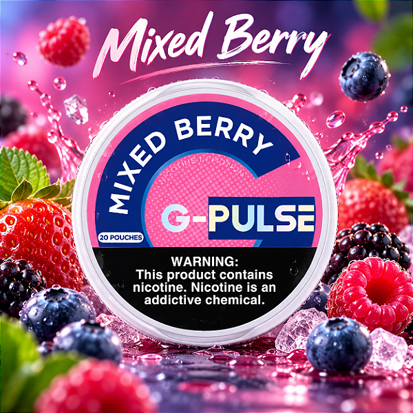 Bolsas de Nicotina G-Pulse - Mixed Berry