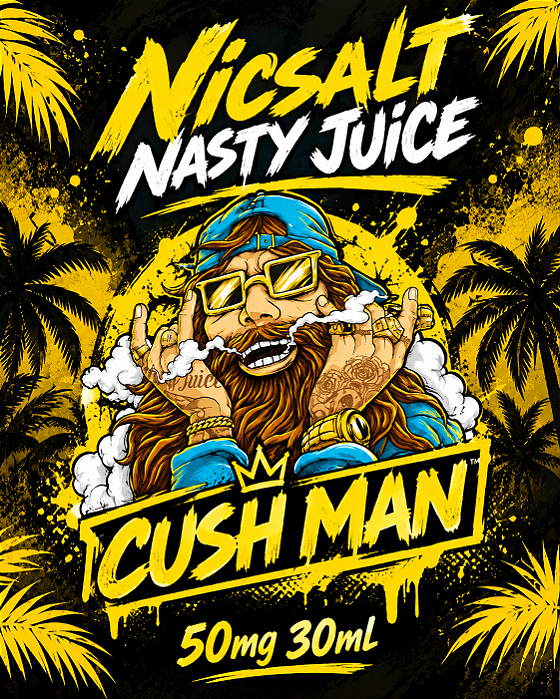 Nicsalt Nasty Juice 50mg 30ml - Linha Cush Man