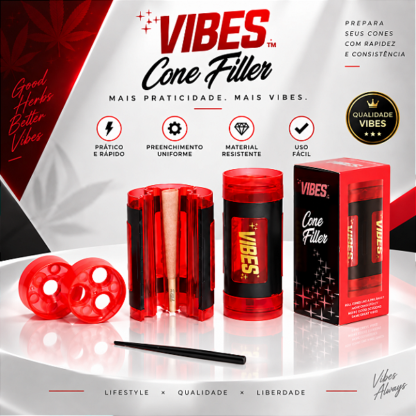 Cone Filler Vibes – Preenchedor de Cones