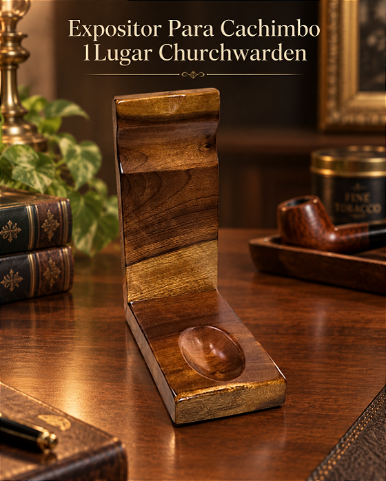 Expositor Para Cachimbo 1Lugar Churchwarden