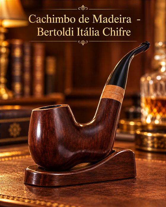 Cachimbo de Madeira - Bertoldi Itália Chifre