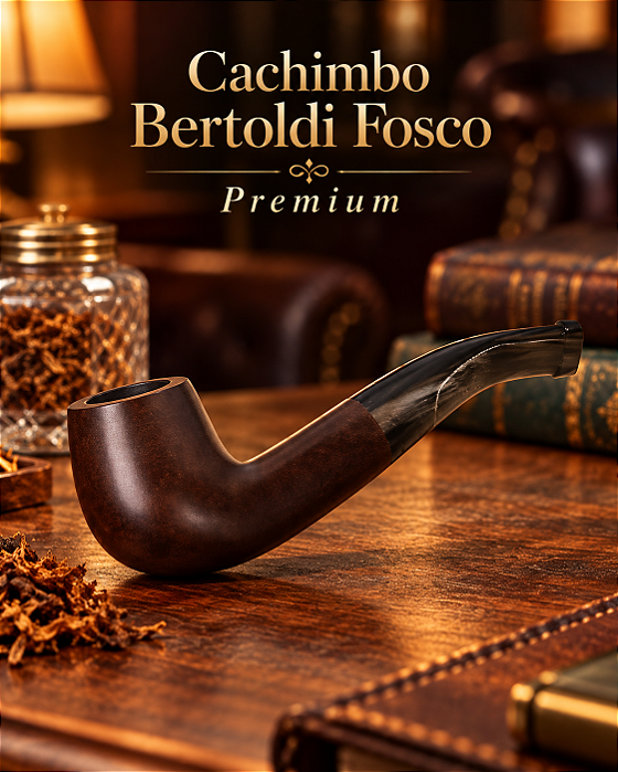 Cachimbo Bertoldi Fosco Curvo Premium
