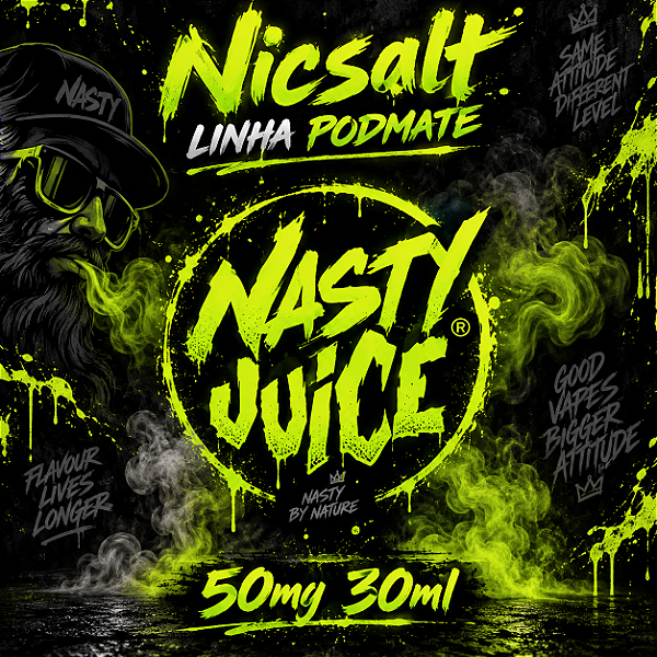 Nicsalt Nasty Juice 50mg 30ml - Linha Podmate