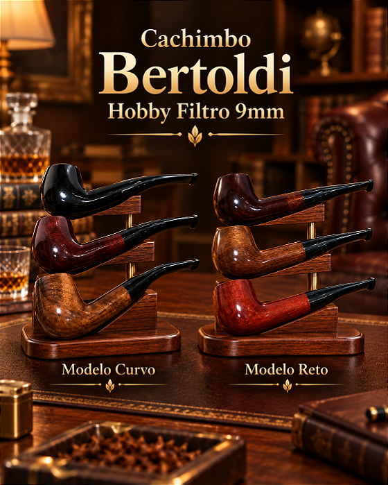 Cachimbo Bertoldi Hobby Filtro 9mm