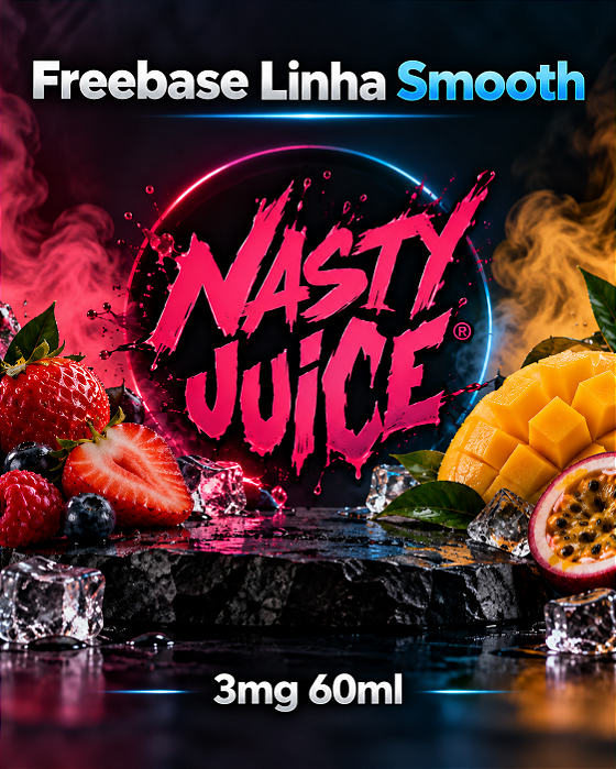 Freebase Nasty Juice 3mg 60ml - Linha Smooth