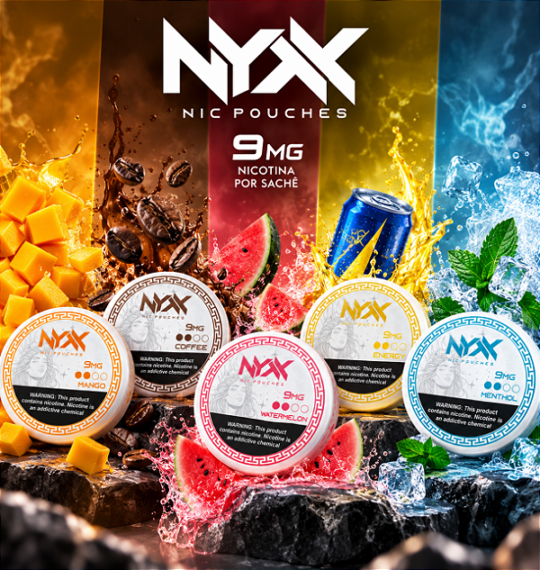 Bolsas De Nicotina Nyx 9Mg- Sabores