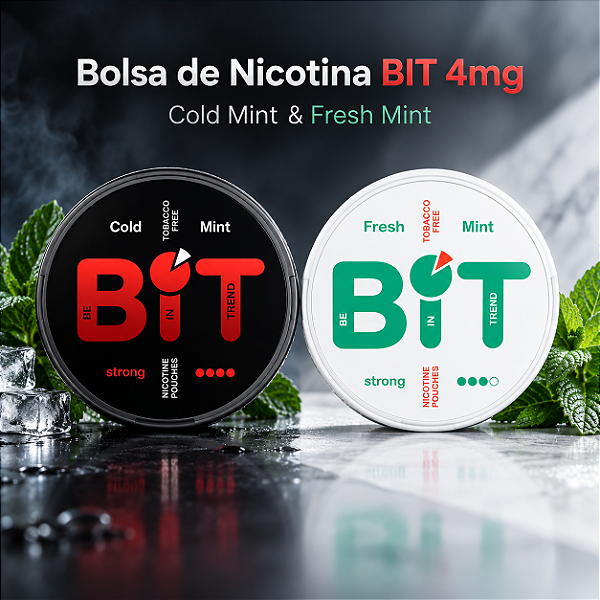 Bolsa de Nicotina Bit 4Mg - Sabores