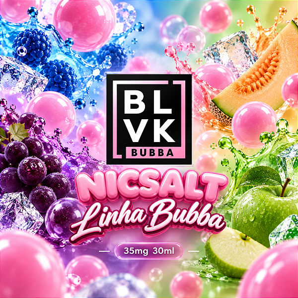 Nicsalt BLVK 35mg 30ml - Linha Bubba