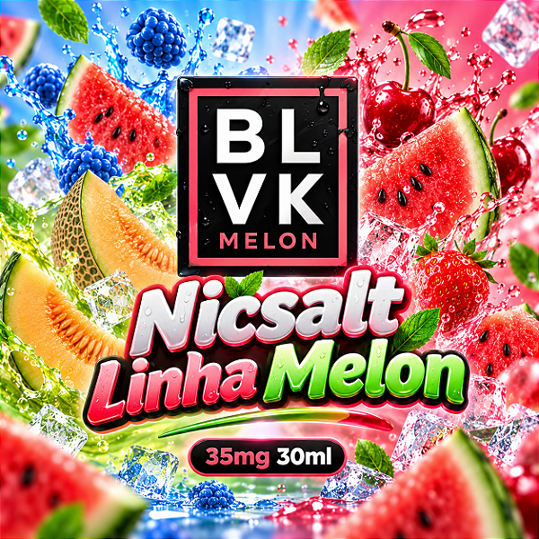 Nicsalt BLVK 35mg 30ml - Linha Melon