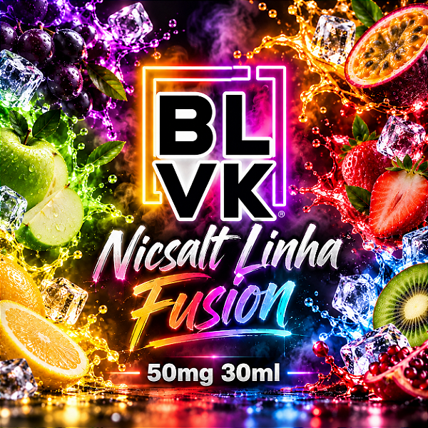 Nicsalt BLVK 50mg 30ml - Linha Fusion
