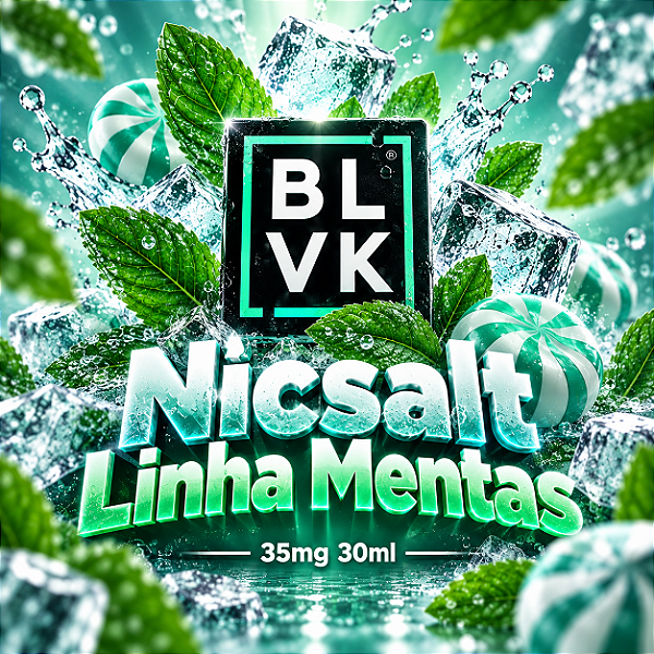 Nicsalt BLVK 35mg 30ml - Linha Mentas