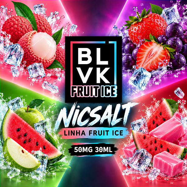 Nicsalt BLVK 50mg 30ml - Linha Fruit Ice