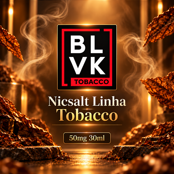 Nicsalt BLVK 50mg 30ml - Linha Tobacco