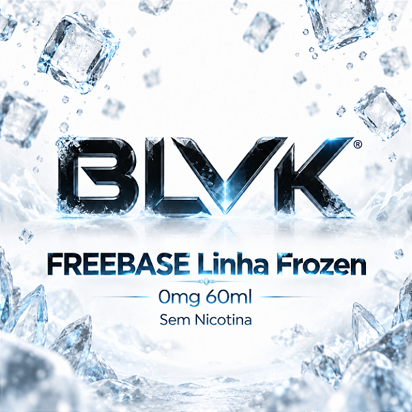 Freebase BLVK 0mg 60ml - Linha Frozen