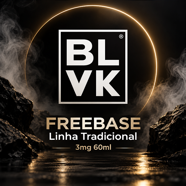 Freebase BLVK 3mg 60ml - Linha Tradicional