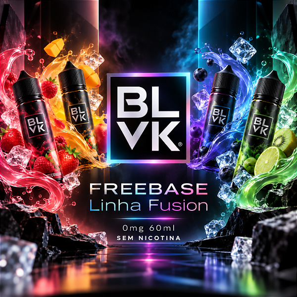 Freebase BLVK 0mg 60ml - Linha Fusion