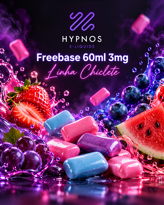 Freebase Hypnos 3mg 60ml - Linha Chiclete