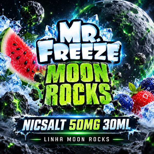 Nicsalt Mr Freeze 50mg 30ml - Linha Moon Rocks