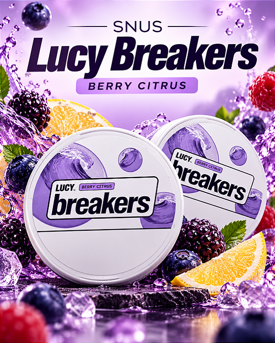 Bolsas de Nicotina Lucy Breakers - Berry Citrus
