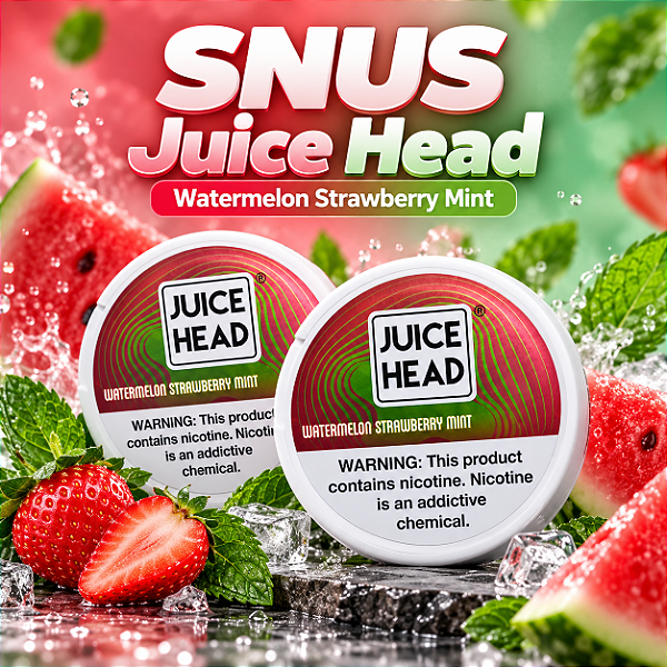 Bolsas de Nicotina Juice Head - Watermelon Strawberry Mint