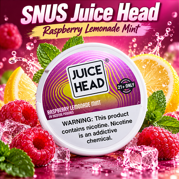 Bolsas de Nicotina Juice Head - Raspberry Lemonade Mint