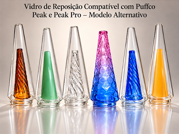 Vidro de Reposição Compatível com Puffco Peak – Modelo Alternativo