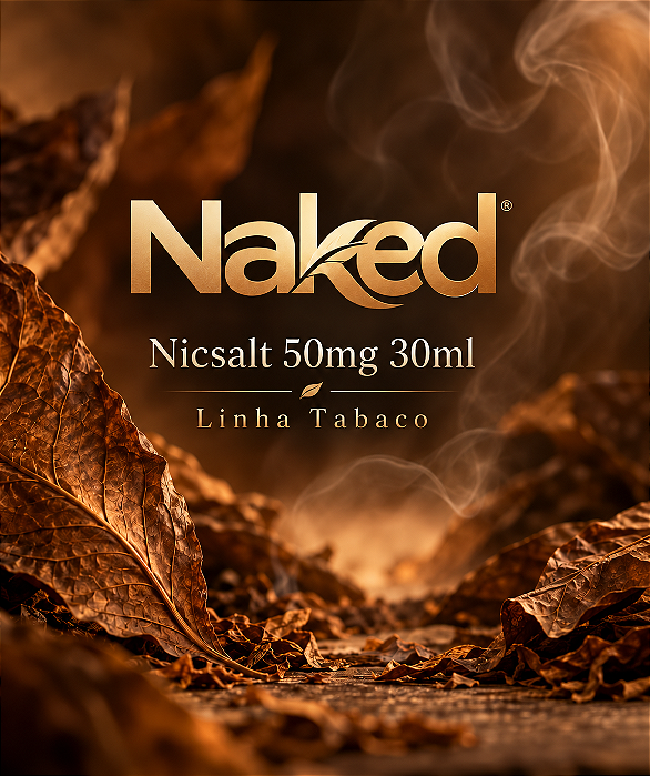 Nicsalt Naked 50mg 30ml - Linha Tabaco