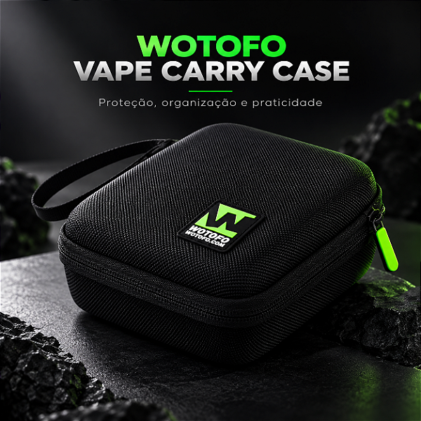 Estojo Wotofo Vape Carry Case – Bolsa Organizadora para Vape