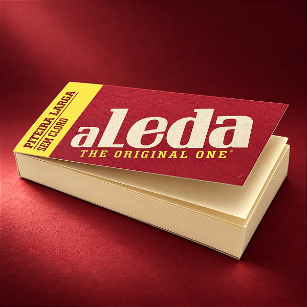 Piteira de Papel Aleda Vermelha Larga