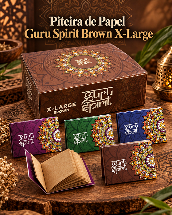 Piteira de Papel Guru Spirit Brown X-Large