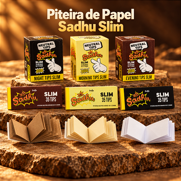 Piteira de Papel Sadhu Slim