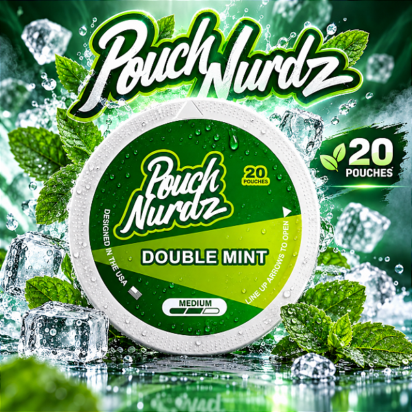 Bolsas De Nicotina Pouch Nurdz - Double Mint