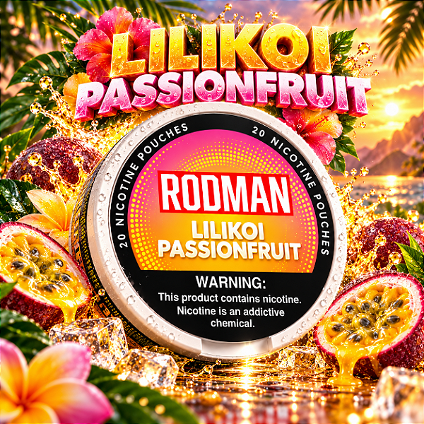 Bolsas De Nicotina Rodman - Lilikoi Passion Fruit