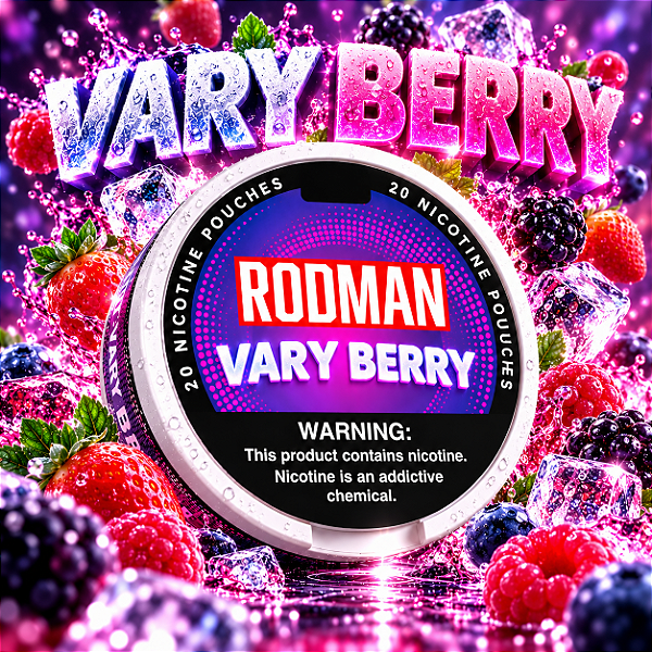 Bolsas De Nicotina Rodman - Vary Berry