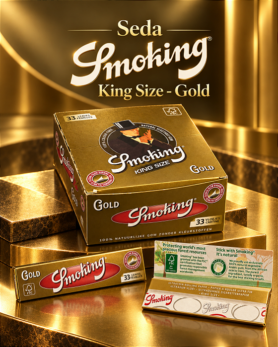 Seda Smoking King Size - Gold