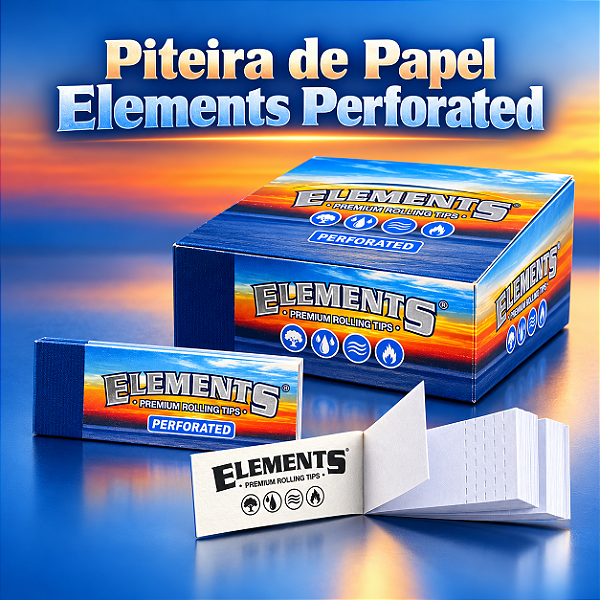Piteira de Papel Elements Perforated