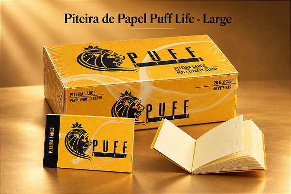 Piteira de Papel Puff Life - Large