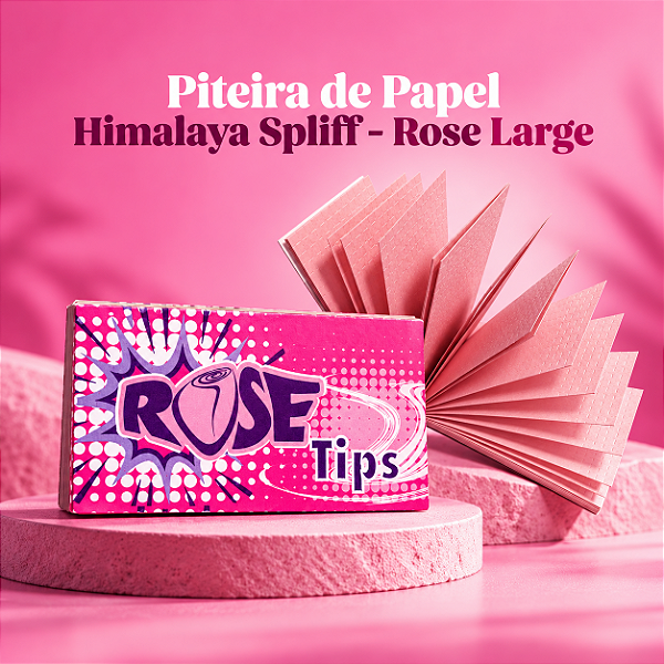 Piteira de Papel Himalaya Spliff - Rose Large