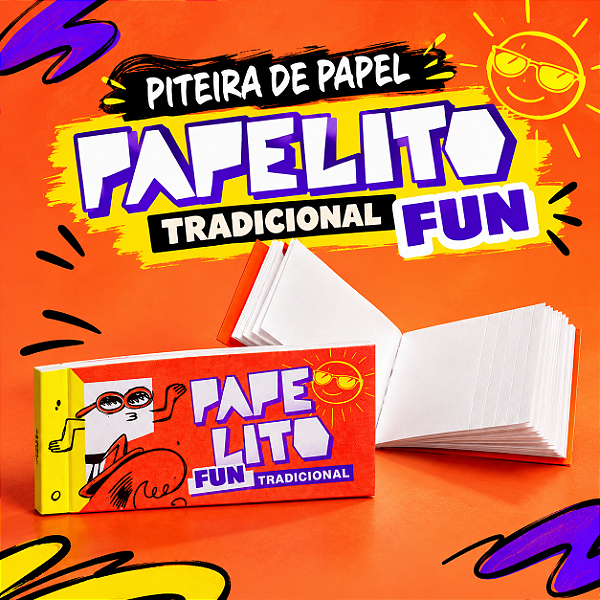 Piteira de Papel Papelito Tradicional Fun