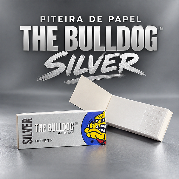Piteira de Papel The Bulldog Silver