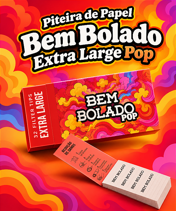 Piteira de Papel Bem Bolado Extra Large Pop