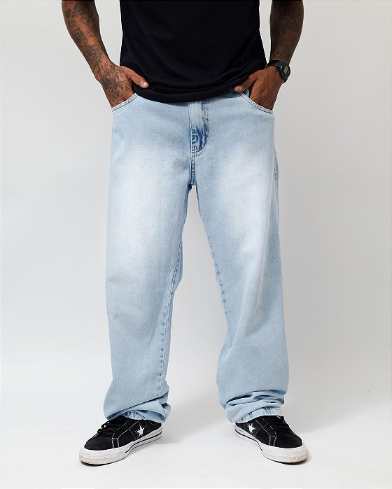 Calça Balão Jeans Cristal