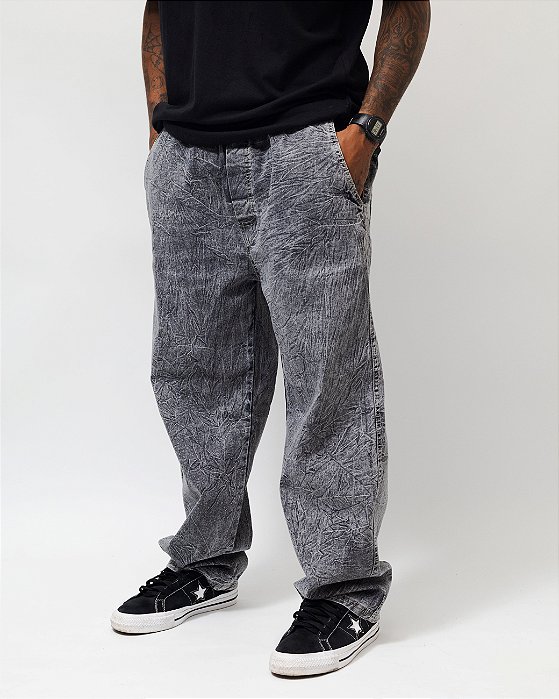 Calça Balão Jeans (estonada)