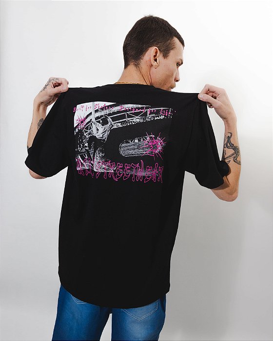 Camiseta Hilf Pista skate (preta)