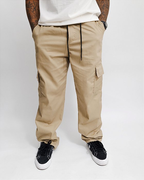 Calça Cargo Caqui Unissex