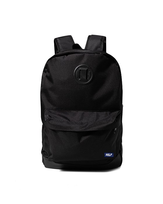 Mochila Preta Básica (borracha azul)